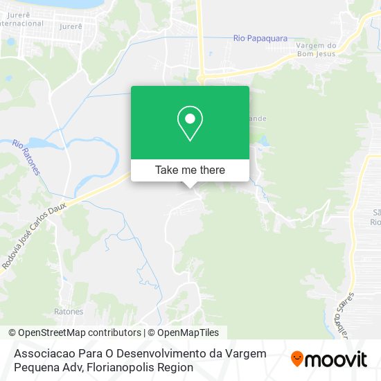 Associacao Para O Desenvolvimento da Vargem Pequena Adv map