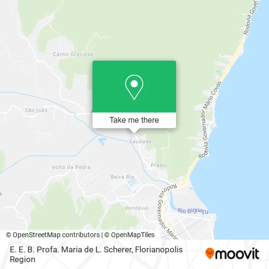 E. E. B. Profa. Maria de L. Scherer map