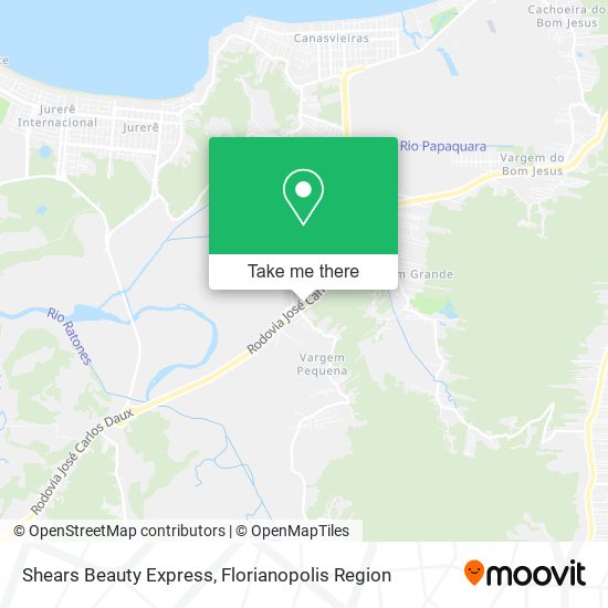 Shears Beauty Express map