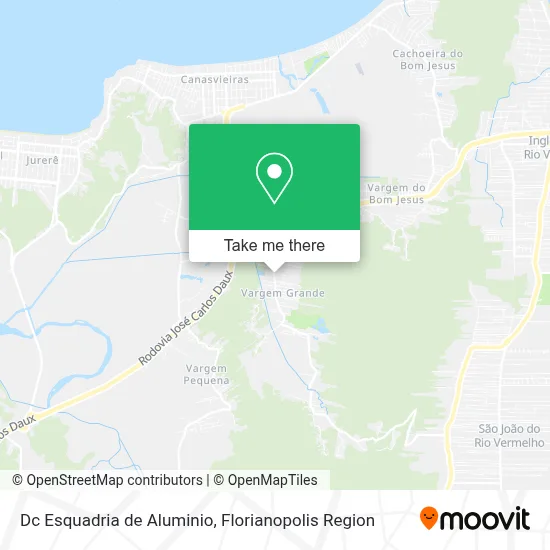 Dc Esquadria de Aluminio map