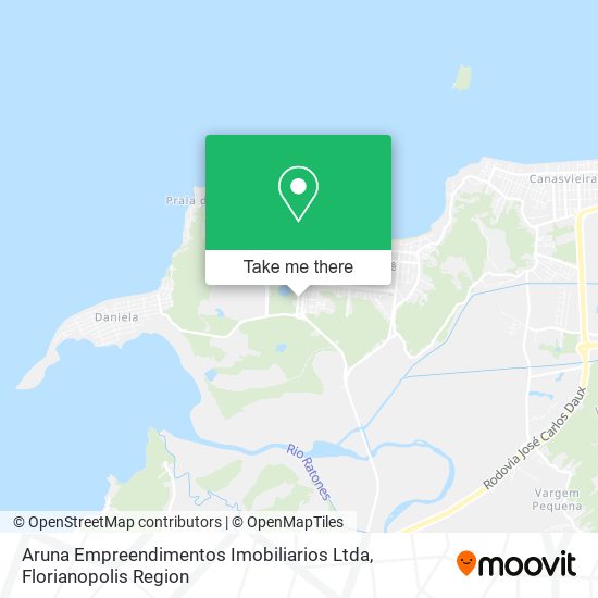 Mapa Aruna Empreendimentos Imobiliarios Ltda