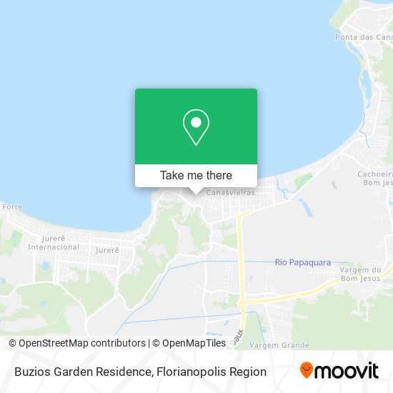 Buzios Garden Residence map