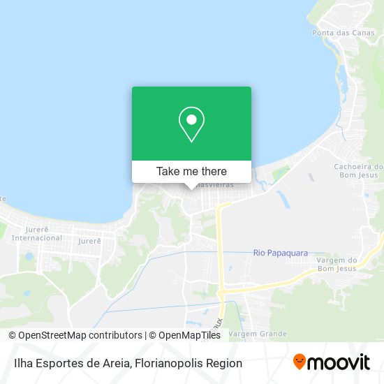 Ilha Esportes de Areia map