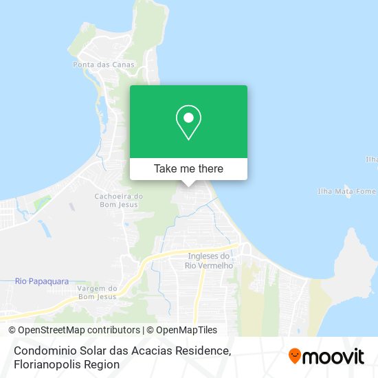 Condominio Solar das Acacias Residence map