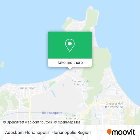 Adesbam Florianópolis map