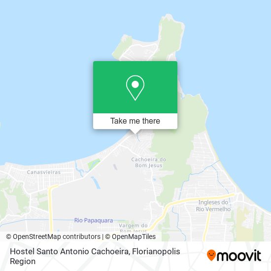Hostel Santo Antonio Cachoeira map