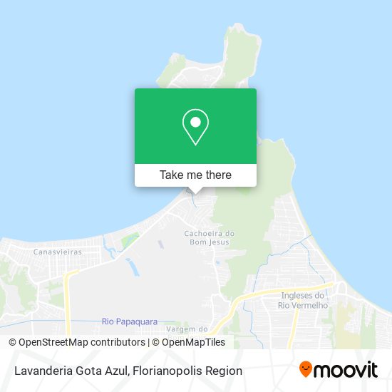 Lavanderia Gota Azul map
