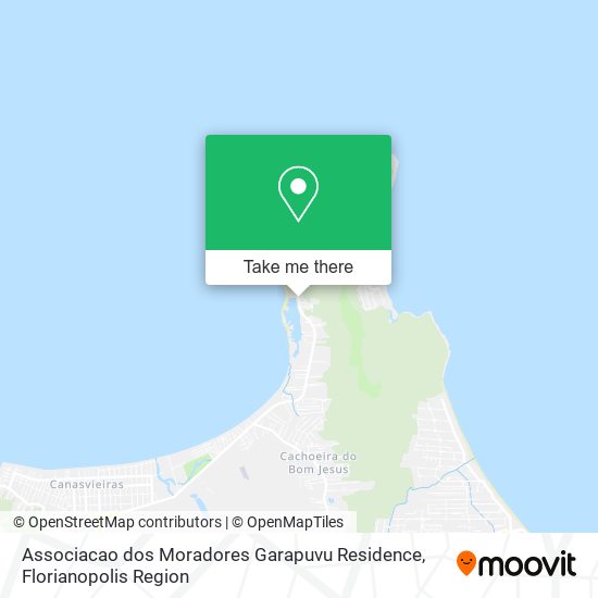 Associacao dos Moradores Garapuvu Residence map