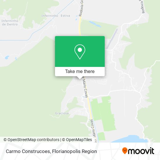Carmo Construcoes map