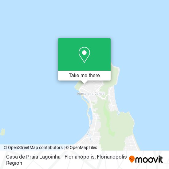 Casa de Praia Lagoinha - Florianópolis map
