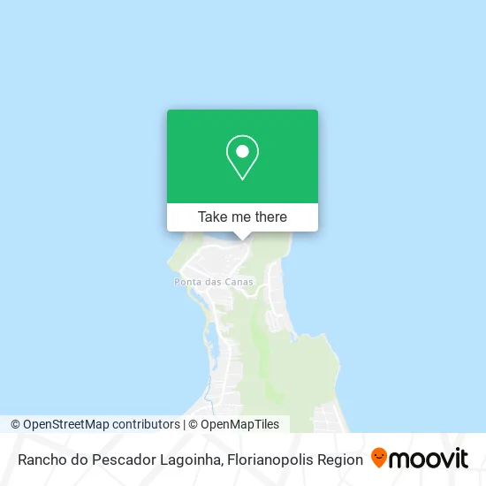 Rancho do Pescador Lagoinha map