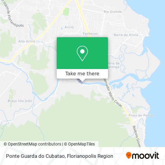 Ponte Guarda do Cubatao map