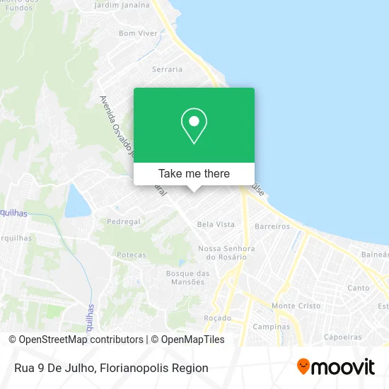 Rua 9 De Julho map