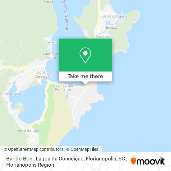 Bar do Boni, Lagoa da Conceição, Florianópolis, SC. map