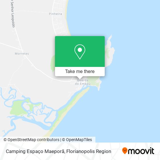 Camping Espaço Maeporã map