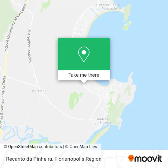 Recanto da Pinheira map