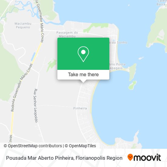 Pousada Mar Aberto Pinheira map