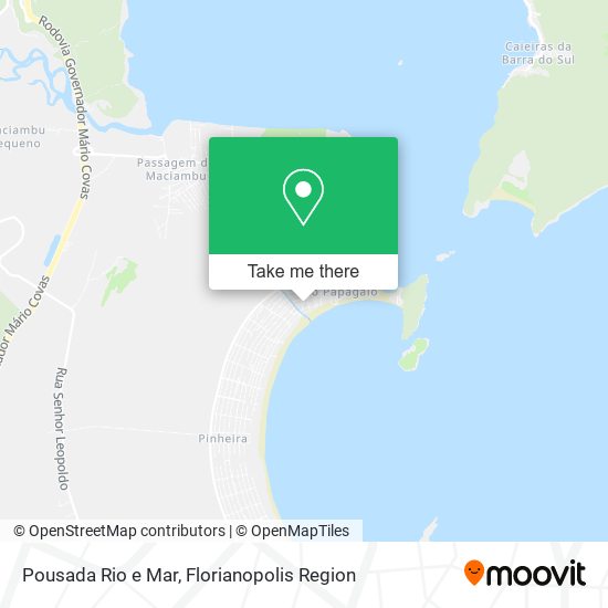 Pousada Rio e Mar map