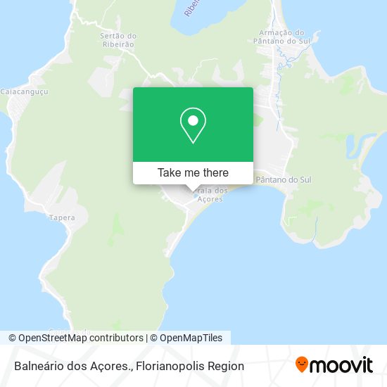 Balneário dos Açores. map