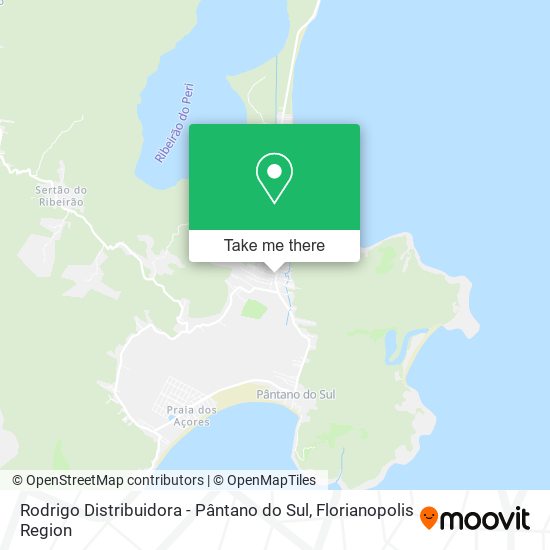 Rodrigo Distribuidora - Pântano do Sul map