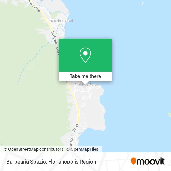 Barbearia Spazio map