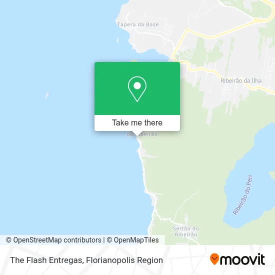 The Flash Entregas map