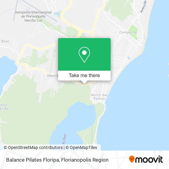 Balance Pilates Floripa map