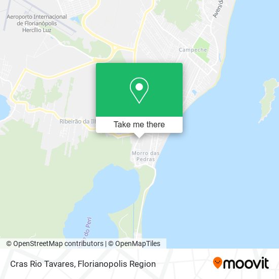 Cras Rio Tavares map