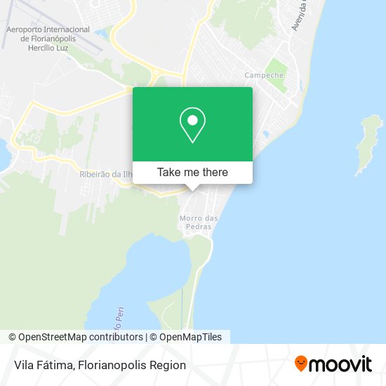 Vila Fátima map