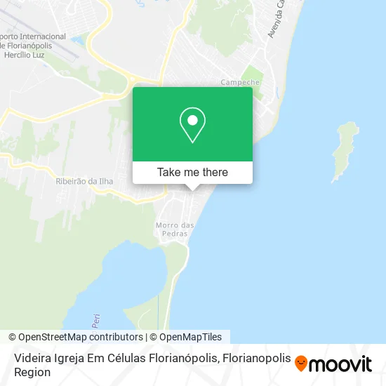 Videira Igreja Em Células Florianópolis map
