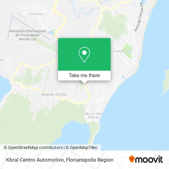 Kbral Centro Automotivo map