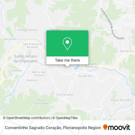 Conventinho Sagrado Coração map