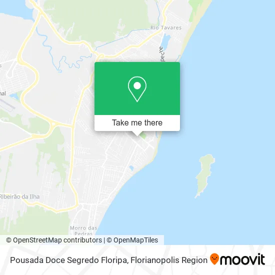 Pousada Doce Segredo Floripa map