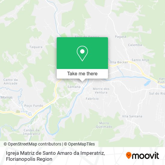 Igreja Matriz de Santo Amaro da Imperatriz map