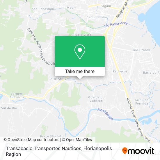 Mapa Transacácio Transportes Náuticos