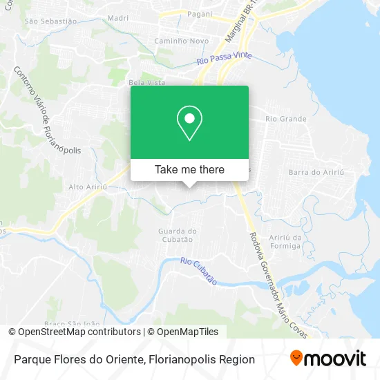 Parque Flores do Oriente map