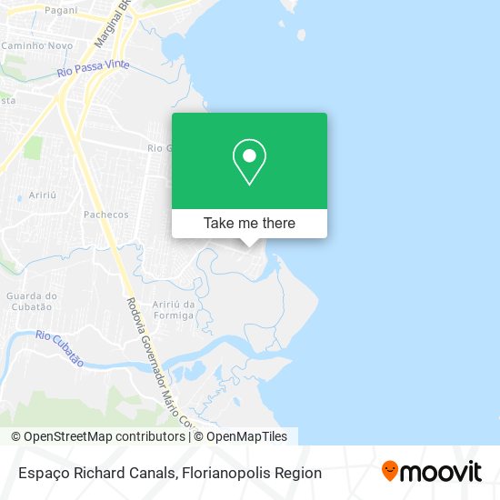 Espaço Richard Canals map