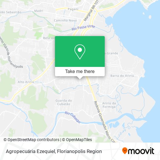 Agropecuária Ezequiel map