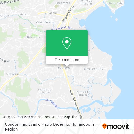 Condomínio Evadio Paulo Broering map