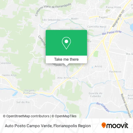 Auto Posto Campo Verde map
