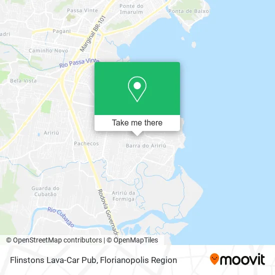 Flinstons Lava-Car Pub map