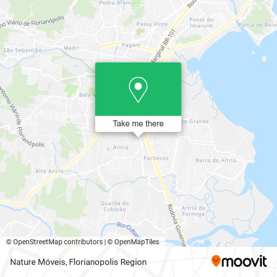 Nature Móveis map