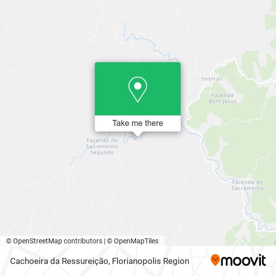 Cachoeira da Ressureição map