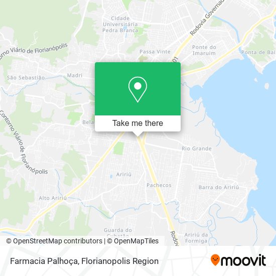 Farmacia Palhoça map