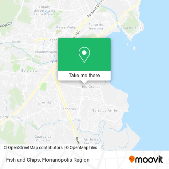 Fish and Chips map
