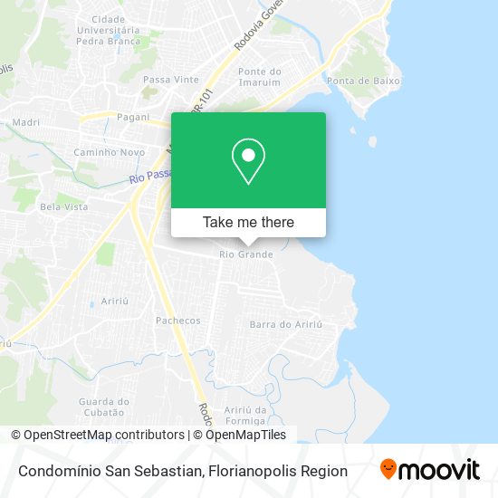Condomínio San Sebastian map