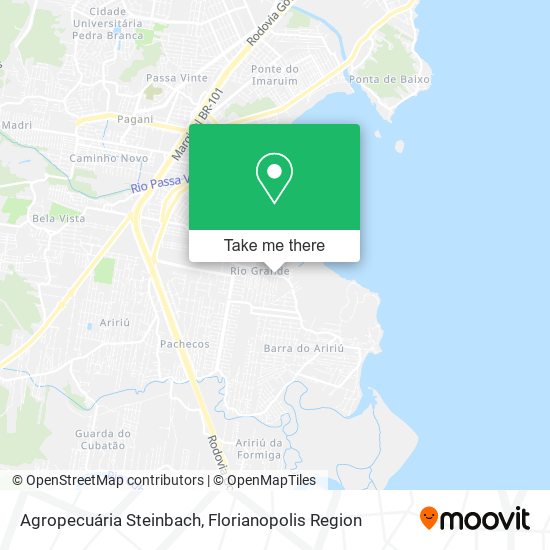 Agropecuária Steinbach map