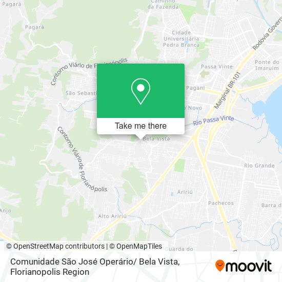 Comunidade São José Operário/ Bela Vista map