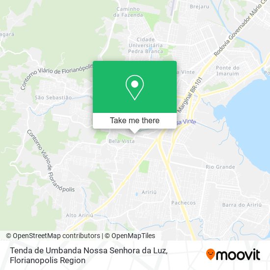 Tenda de Umbanda Nossa Senhora da Luz map