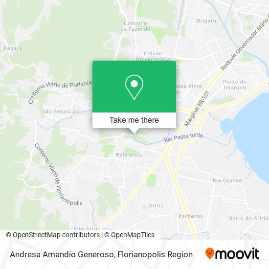 Andresa Amandio Generoso map
